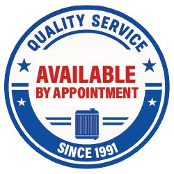 Avaialble By Appointment badge